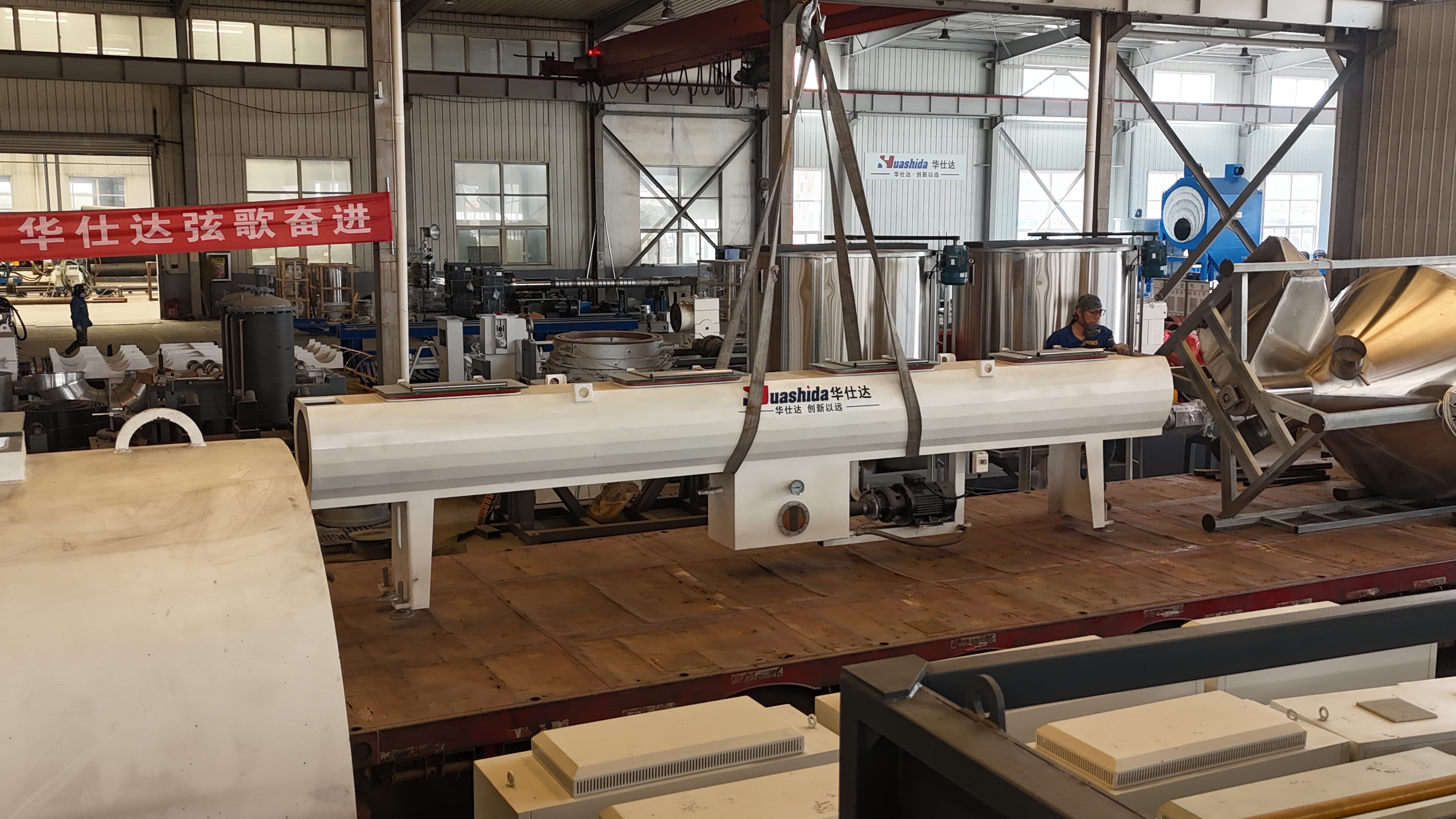 High-Efficiency HDPE Solid Wall Pressure Water Supply Pipe Extrusion Production Line