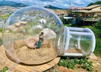 Grande tente de Camping à bulles gonflable transparente extérieure Tunnel unique tente de Globe de Camping à bulles gonflables