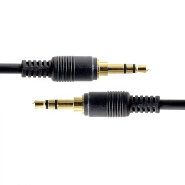 OEM Gold Plating 1M 2M 3M Male to Male 3.5mm Jack Aux Auxiliary Speaker Stereo Audio Cable