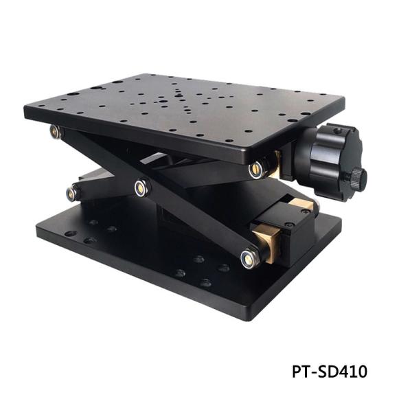 165mm×280mm Manual Lab Jack Fine Grinding Lead Screw Drive