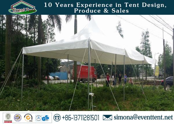 Easy Up Heavy Duty Marquee Tent Aluminum Folding White For Luxury Hotel  ISO