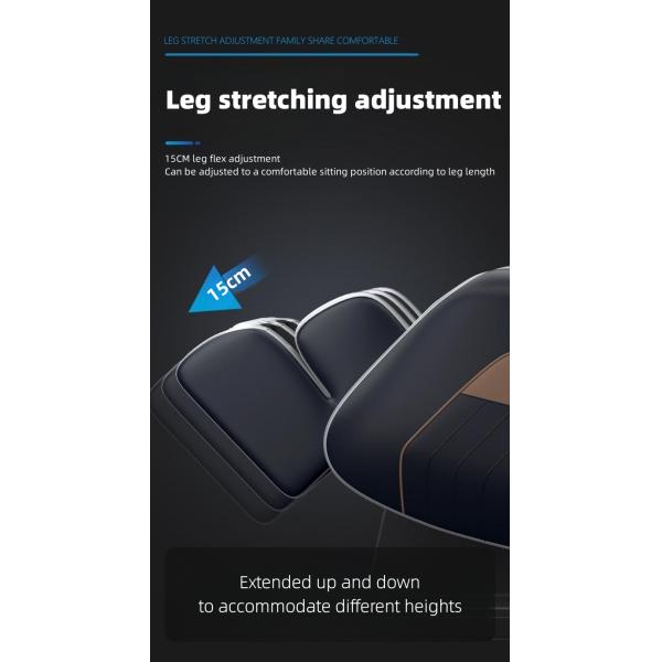 Adjustable Height Music Hot Compress Massage Chair and Adjustable Function