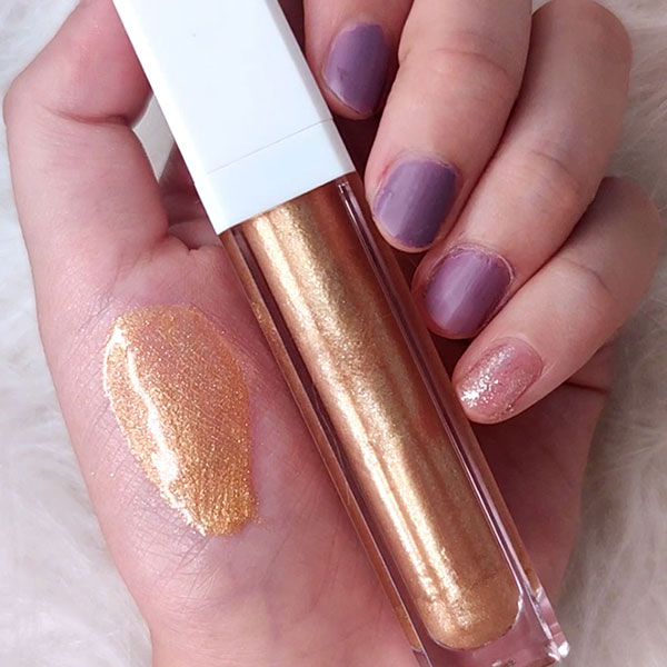 Logo Pink Nude Clear Lip Gloss Ladies Face Makeup