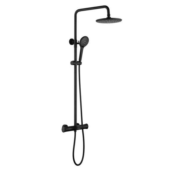 Single Hole Bathroom Hot and Cold Mixer Shower Set with Deck Mounted Installation