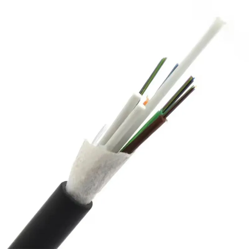 Non Armored Stranded Outdoor Fiber Optic Cable Loose Tube Flame Retardant FRP Gyftzy