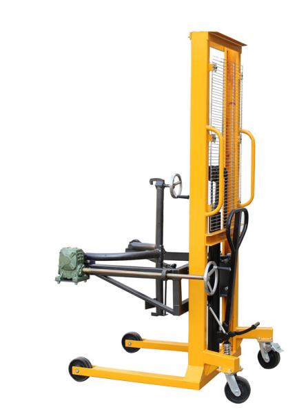 Tipo de levantamento hidráulico do prendedor da altura do elevador do cilindro (manual que gira) 1.6m com carga 400Kg