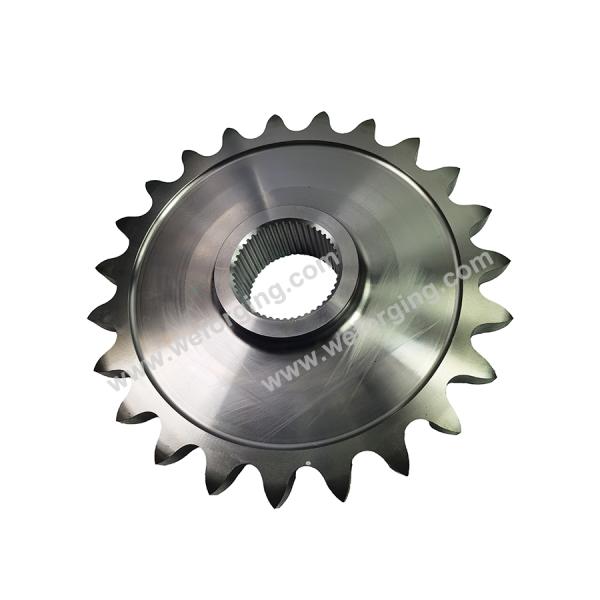 Order Machining Driving Gear Customized Transmission Gear Shaft For Ring Gearbox With Ring Rolling Forging Process