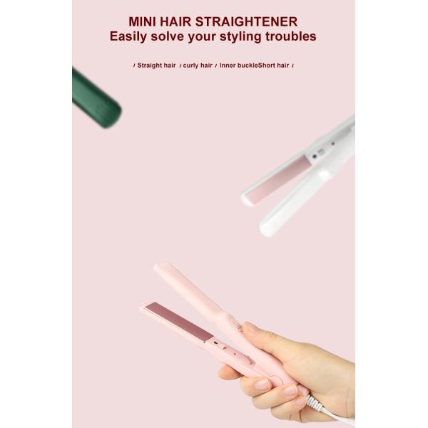 Раскручиватель волос СИД мини, утюг керамического небольшого перемещения турмалина плоский