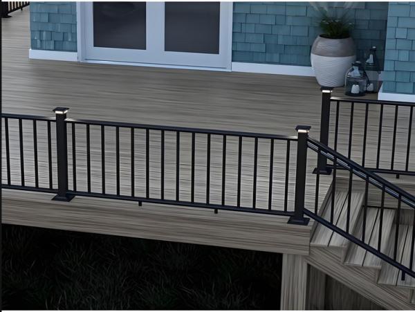 UV Resistant Aluminum Safety Railing for Balcony Stairs Indoor Outdoor