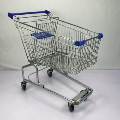 trole regular alemão do metal do supermercado 150L sem quadro baixo com criança Seat de produção própria e por atacado
