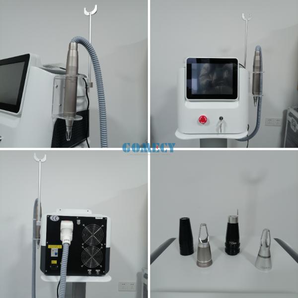 Multi Wavelength 532nm 755nm 1064nm 1320nm Pico Laser Machine Q Switched Nd YAG Laser Tattoo Removal Device Epidermal Dermal Pigment Freckle Removal Skin Whitening Beauty Platform