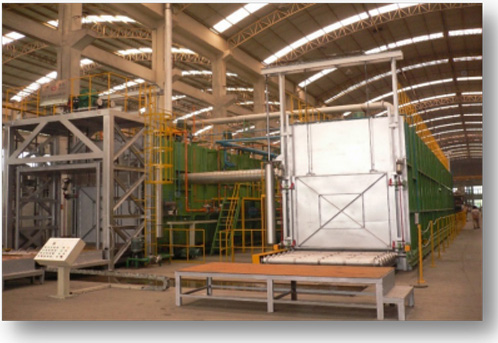 Roller Type Roller Hearth Furnace 290 - 310Mpa Max Strength For Aluminum Alloy Parts