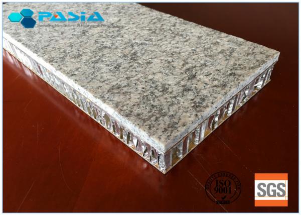 20 Mm Thickness Light Weight Onyx Honeycomb Stone Panels Small Radiation Pollution