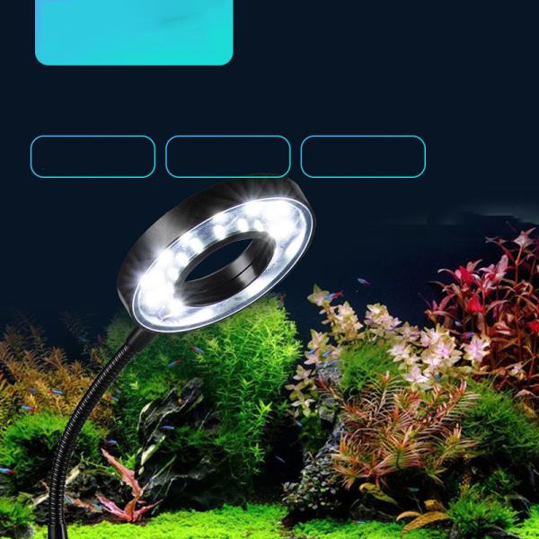 100MM Flying Saucer Round Aquarium Light For Coral Reef Algae Fish Tank