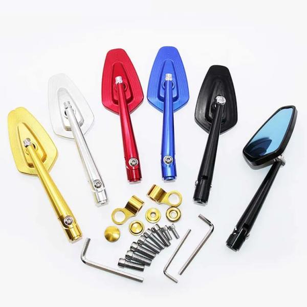 Aluminum Modified CNC Sport Motorcycle Side Mirror Universal Rear View Mirrors