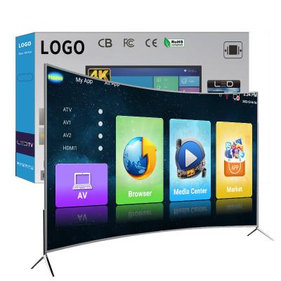 Fabricante de televisores de ecrã plano smart tv 32 40 43 50 55 65 75 polegadas led tv inteligente de 75 polegadas android tv