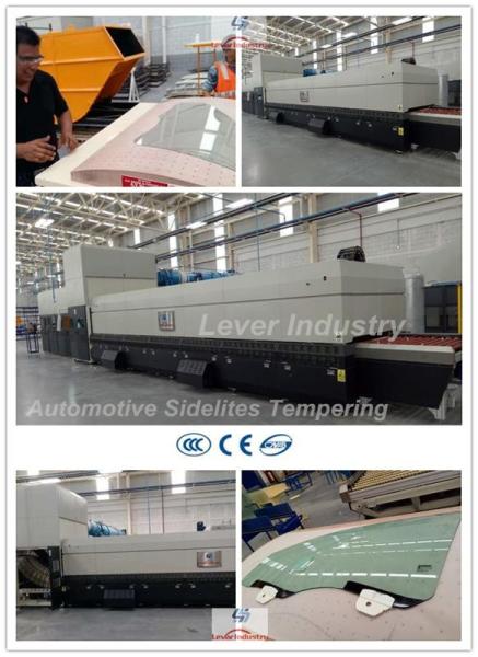 Automotive Sidelites Glass Bending Furnace / Glass Tempering Furnace for Car Side window glass