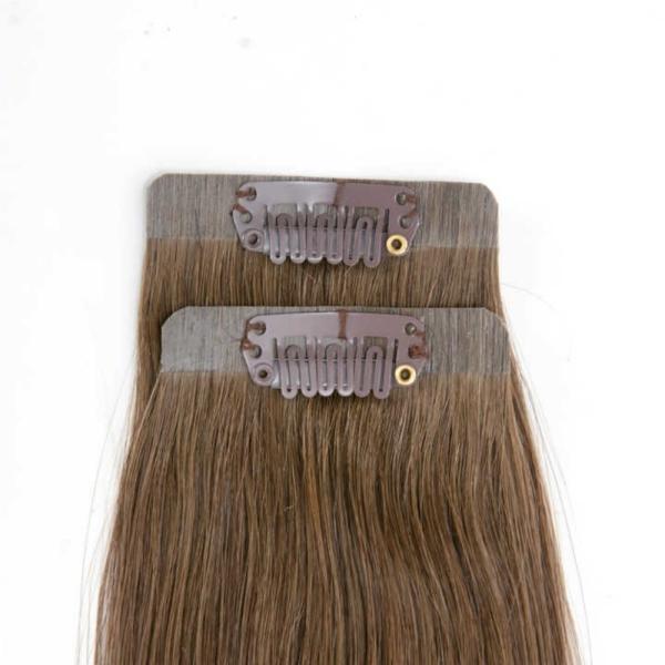 Seamless Clip Ins Vietnamese Hair Extensions with Pre-Bonded Style Clips and Tangle No