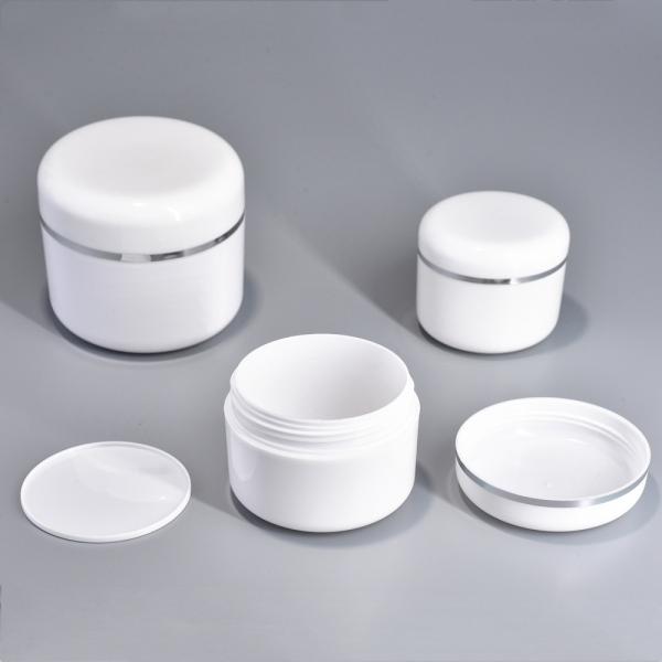 White Matte Butter Face Sample Cream Packaging with Customized Colors and Matching Heat Induction Liner