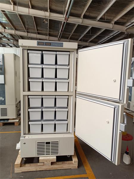 528L Large Capacity Minus 40 Degree Stand Up Deep Biomedical Freezer Energy Saving