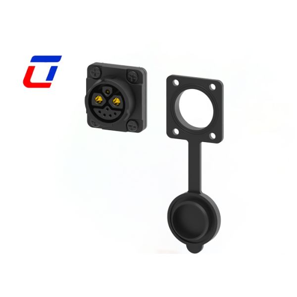 M23  Automotive Waterproof Connectors Round 8 Pin Cable To Board Connector