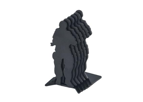 Durable 66g Shooting Target Set , Steel Shooting Targets 80mm Height