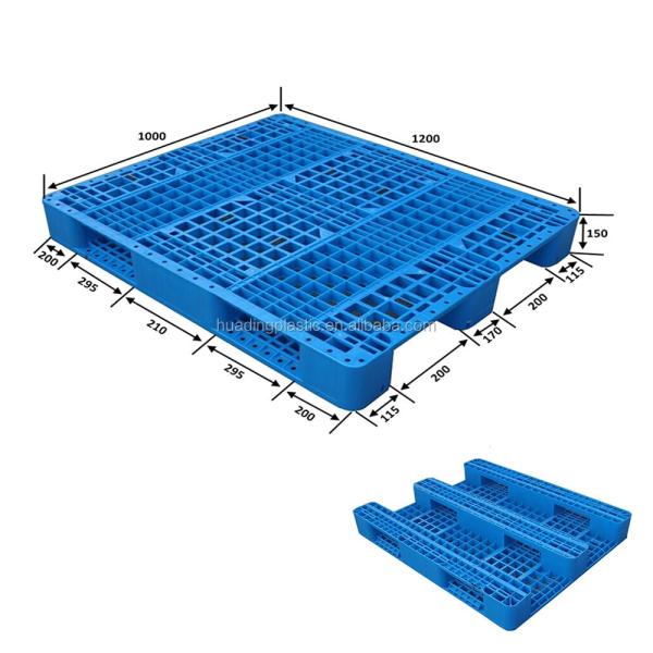 1200 x 1000 milímetros de las plataformas plásticas de gid palletheavy europeo chino del deber cubrieron las plataformas en venta