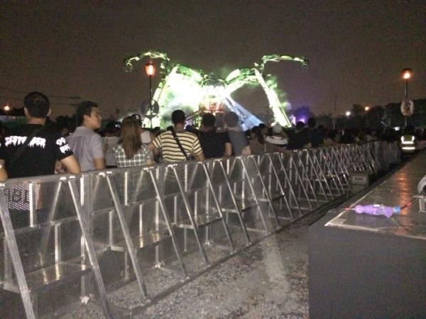 Dobra do sistema da barricada do evento das barreiras de Mojo lisa para o desempenho grande da mostra