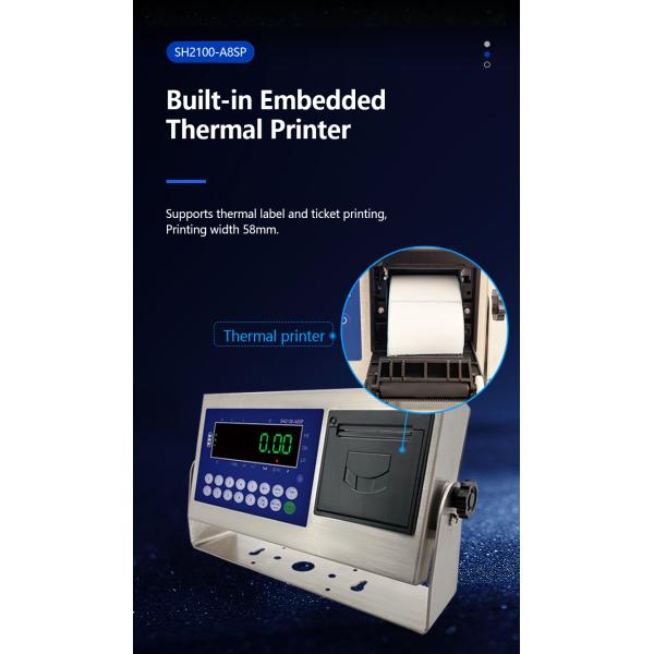 Customized SOHE A8SP Meter Printing Scale Instrument with Waterproof Sensor Display