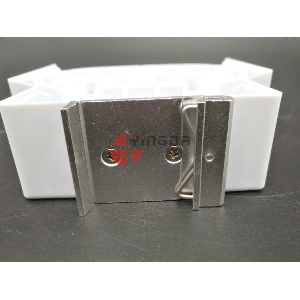 Коробка белого крытого ДИН оптического волокна терминальная, пластиковые ядри коробки 12 прекращения