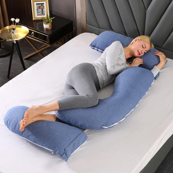 Полная подушка беременности материнства материнства тела со съемной крышкой