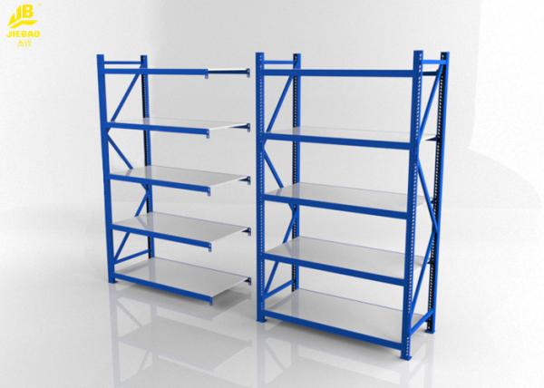 300KG / Laye Light Duty Storage Rack 2Mx0.6Mx2M Blue Color Steel Materials