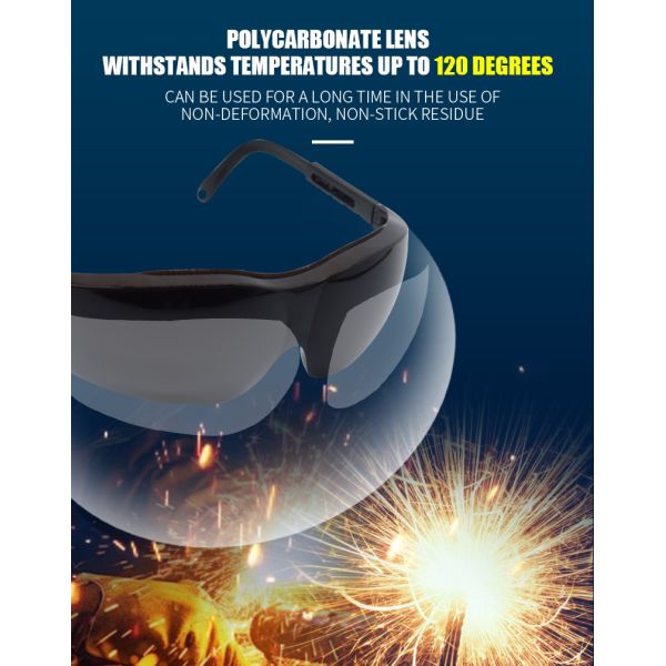 New Style 8 Degree Gray Eyewear Protective Eyes Helmets Weld Goggles Welding Glasses Welder