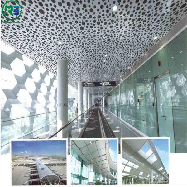 White And Black Aluminum Honeycomb Panel Suspended Thickness 20MM