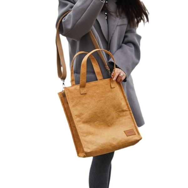 sustainable recycled shopper tote Tyvek Paper Tote Bags Custom Eco-Friendly Simple Vintage Reusable Tyvek Paper Tote Bag Dupont Tyvek Shopping Bag