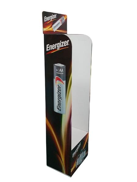 Retail Cardboard Hook Display Stand Corrugated Point Of Purchase Displays