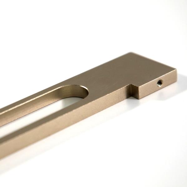 ручек мебели 220mm ручки двери кухонного шкафа алюминиевых черные сползая