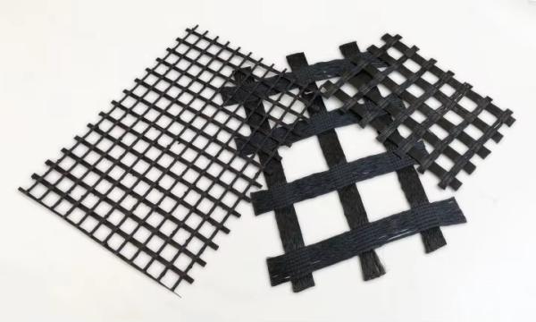 Two Way Soft Soil Reinforce Polyester Biaxial Geogrid For Road Base Expressway Highway