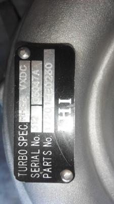 Kobelco Excavator RHG6 Turbo VA570100 CXDI S1760-E0121, S1760-E0120, 24100-4480C, 17201-E0230