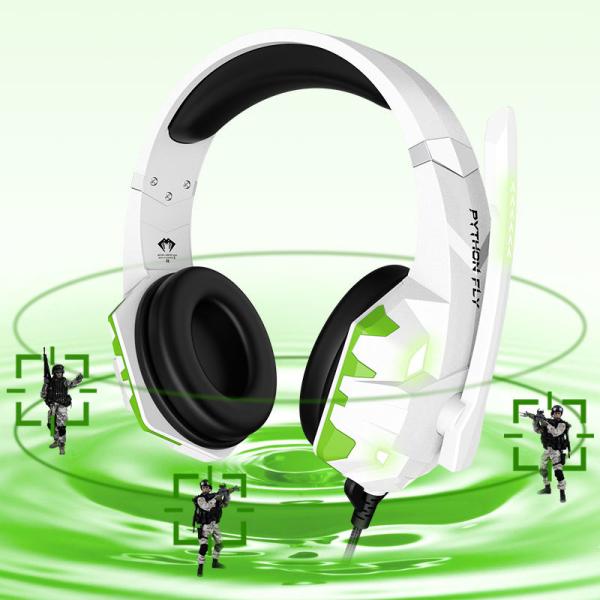 PC PS5 Xbox One Custom Gaming Headsets with Noise Canceling Mic 7.1 Surround Sound