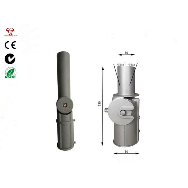 50mm 60mm Led Street Light Fixtures Adjustable Angle Pite Bolt / Adaptor