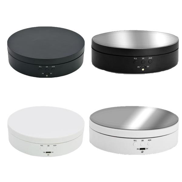 13.8cm Advertising Electric Rotating Display Stand For Commercial Devices