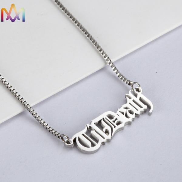 OEM ODM Stainless Steel Engraved Necklace