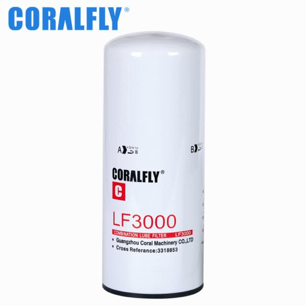 Comprimento 296mm Fleetguard SE filtro de óleo 3000 149psi