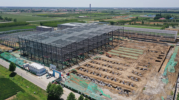 Easy Assemble Prefabricated Steel Structure Workshop Lightweight GB Standard
