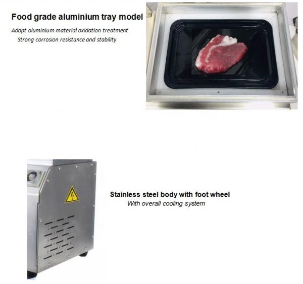 Stainless Steel Food Vacuum Packing Machine Convenient For Beef Steak And Fresh Meat