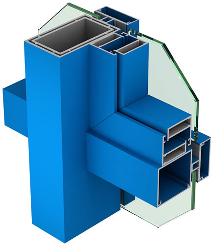 Lightweight Standard Aluminum Extrusion Profiles Easy To Clean And Maintain