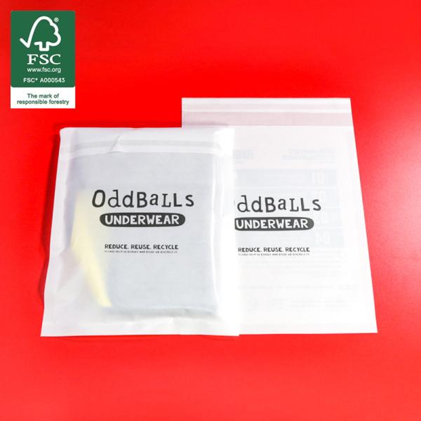 Custom Eco-friendly Biodegradable White Glassine Paper Bags Wholesale