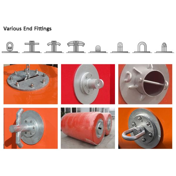 Foam Filled Through Chain Mooring Large Ocean Chain Support Buoy