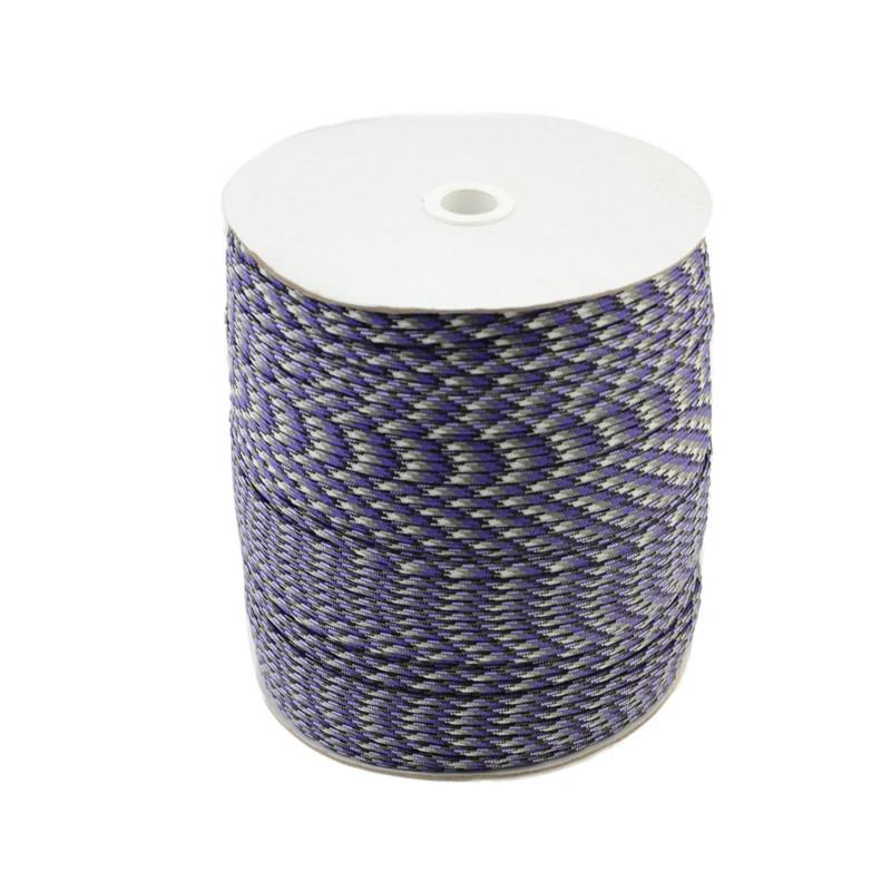 PB5628 1000FT 550 Paracord Typeiii 4mm Polyester Parachute Cord Rope with 7 Inner Strand